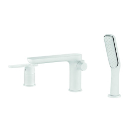 ZXC 1600-3 - BATERIA WANNOWA ŚCIENNA KWADRATOWA CHROM | Sanitan